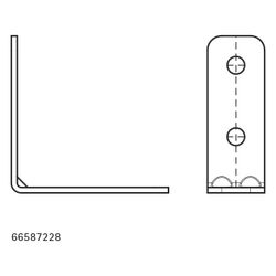Walraven Strut Schienenverbinder 90 Grad, 110x40x110mm mit 4-Loch 12, Edelstahl 1.44... WALRAVEN-66587228 8719942028462 (Abb. 1)