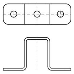 Walraven Strut Kreuzverbinder BUP, für RapidStrut Schienen 41x124mm, Stahl... WALRAVEN-66588299 8719942028783 (Abb. 1)