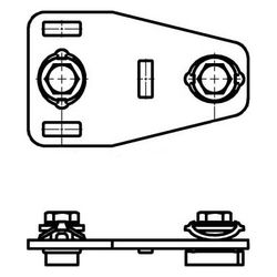 Walraven RapidStrut Schienenverbinder G2 T, Schiebemuttern vormontiert, BUP... WALRAVEN-665885213 8712993976478 (Abb. 1)