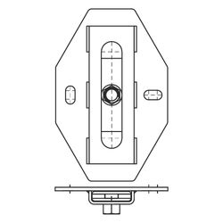 Walraven Gleit-Expansionsschieber BUP M8/M10, einzeln für axiale Verschiebung, Stahl... WALRAVEN-6668310 8712993169214 (Abb. 1)