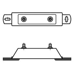 Walraven Fixpunktbefestigung dB-FiX 80, M10 bis 2" Rohre, schalldämmend, elektrolytis... WALRAVEN-6693008 8712993285013 (Abb. 1)