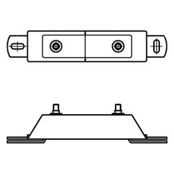 Walraven Fixpunktbefestigung dB-FiX 200, M12 bis 8" Rohre, schalldämmend, elektrolyti... WALRAVEN-6693020 8712993285020 (Abb. 1)