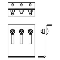 Walraven Fixpunktkonsolensatz FPC leicht, M12 BUP stufenlos verstellbar, Stahl... WALRAVEN-6698204 8712993154838 (Abb. 1)
