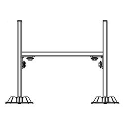 Walraven Yeti Kabelrinnen-Set 130, mit 6x Montagefuß und Matten, für Schienen 41x21m... WALRAVEN-67685534 8719942033084 (Abb. 1)