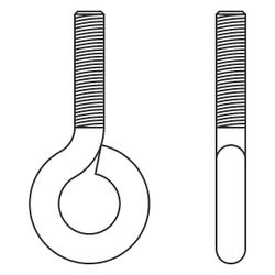 Walraven Ringschraube M10x30mm, Ring-Durchmesser 15mm, elektrolytisch verzinkt... WALRAVEN-6804030 8712993542710 (Abb. 1)
