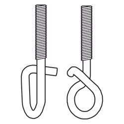 Walraven Sicherheitshaken, M8 Länge 30mm Durchmesser 16,5mm, elektrolytisch verzinkt... WALRAVEN-6940008 8712993542741 (Abb. 1)