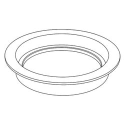Walraven Mengering Dichtungsring IS DN 125, GA-Muffe auf HT/PE, EPDM, Schwarz... WALRAVEN-7302125 8712993375332 (Abb. 1)