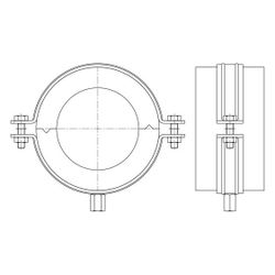 Walraven Bisofix Kälteschelle MW, Gewinde M10/M12 Dämmschichtdicke 30mm, für Rohrdu... WALRAVEN-231030114 8719942988940 (Abb. 1)