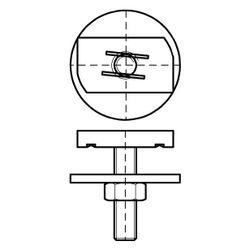Walraven Strut Hammerkopfbefestigung M8x40mm, elektrolytisch verzinkt... WALRAVEN-6527934 8712993096671 (Abb. 1)