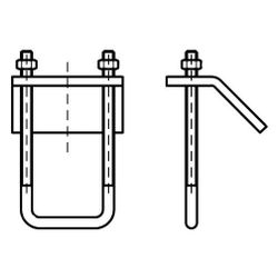 Walraven RapidRail Trägerklammer M6, Edelstahl V4A, 6587011... WALRAVEN-6587011 8712993284375 (Abb. 1)