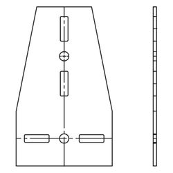 Walraven Maxx T-Verbinder TC80, 175x270x5mm für Maxx-Profile, feuerverzinkt... WALRAVEN-6589119 8719942063678 (Abb. 1)