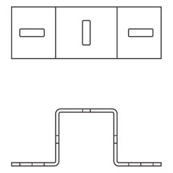Walraven Maxx Kreuzverbinder CC80, 275x75x84mm für Maxx-Profil 80, feuerverzinkt... WALRAVEN-6589118 8719942063661 (Abb. 1)