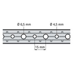 Walraven Montageband 19x3mm Länge 10m Lochbild 4,5 und 6,5mm, Stahl PVC-beschichtet... WALRAVEN-0832719 8712993053056 (Abb. 1)
