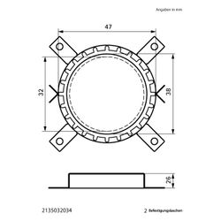 Walraven Pacifyre Brandschutzmanschette AWM III 32mm, für brennbares Rohr... WALRAVEN-2135032034 8712993598571 (Abb. 1)