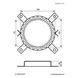 Walraven Pacifyre Brandschutzmanschette AWM III 75mm, für brennbares Rohr... WALRAVEN-2135075077 8712993598618 (Abb. 1)