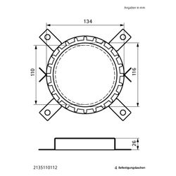 Walraven Pacifyre Brandschutzmanschette AWM III 110mm, für brennbares Rohr... WALRAVEN-2135110112 8712993598632 (Abb. 1)
