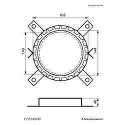 Walraven Pacifyre Brandschutzmanschette AWM III 140mm, für brennbares Rohr... WALRAVEN-2135140140 8712993766802 (Abb. 1)
