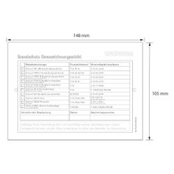 Walraven Pacifyre Kennzeichnungsschild, 105x148x1mm beidseitig für Wand und Decke... WALRAVEN-2149999901 8712993613434 (Abb. 1)