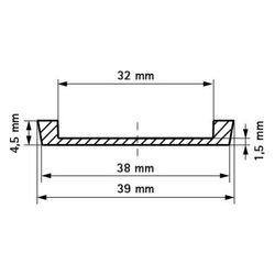Walraven Einlegeband für Gleitschelle 434, 10m 30x1,5mm, bis Schellengröße 160mm, PVC... WALRAVEN-4389930 8712993006236 (Abb. 1)