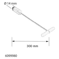 Walraven Reinigungsbürste WIS, Hybridbürste M8/10, Stahl/Naturhaar... WALRAVEN-6099980 8712993160143 (Abb. 1)