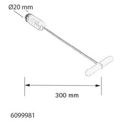 Walraven Reinigungsbürste WIS, Hybridbürste M12/16, Stahl/Naturhaar... WALRAVEN-6099981 8712993160150 (Abb. 1)