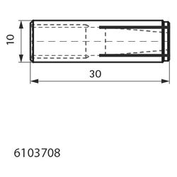 Walraven Einschlaganker WDI1, M8x30mm un-/gerissener Beton, Edelstahl... WALRAVEN-6103708 8712993999262 (Abb. 1)