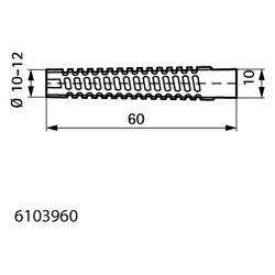 Walraven Metallspreizdübel 10x60mm passiviert BS-geprüft, elektrolytisch verzinkt, Ge... WALRAVEN-6103960 8712993282661 (Abb. 1)