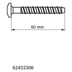 Walraven Betonankerschraube W-LX-PX 6x60mm, Sechsrund T30 für un-/gerissenen Beton, ... WALRAVEN-62432306 8719942052702 (Abb. 1)
