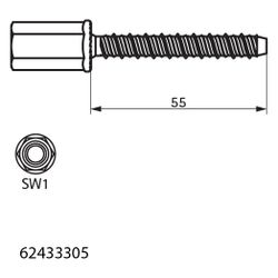 Walraven Betonankerschraube W-LX-N 6x55mm, Innengewinde M8/M10 und SW13, für un-/ger... WALRAVEN-62433305 8719942052764 (Abb. 1)