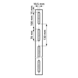 Walraven RapidStrut Montageschiene, Trapezblechschiene C-Profil 41x41mm Länge 1,0m... WALRAVEN-6505644100 8712993957880 (Abb. 1)