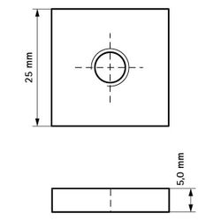 Walraven RapidRail Schiebemutter M12, für RapidRail-Schienen, Edelstahl V4A... WALRAVEN-6511012 8712993283590 (Abb. 1)