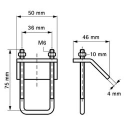 Walraven RapidRail Trägerklammer M6, Edelstahl V4A, 6587011... WALRAVEN-6587011 8712993284375 (Abb. 1)