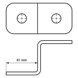 Walraven Strut Schienenverbinder Z, für Strut-Schienen 41x41mm, Edelstahl 1.4404... WALRAVEN-66587504 8719942028677 (Abb. 1)