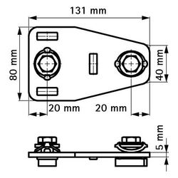 Walraven RapidStrut Schienenverbinder G2 T, Schiebemuttern vormontiert, BUP... WALRAVEN-665885213 8712993976478 (Abb. 1)