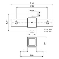 Walraven Gleit-Expansionsschieber, Gewindeanschluss 13mm und 17mm für axiale Verschie... WALRAVEN-6667813 8719942018715 (Abb. 1)