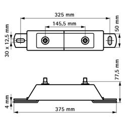 Walraven Fixpunktbefestigung dB-FiX 200, M12 bis 8" Rohre, schalldämmend, elektrolyti... WALRAVEN-6693020 8712993285020 (Abb. 1)