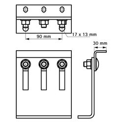 Walraven Fixpunktkonsolensatz FPC leicht, M12 BUP stufenlos verstellbar, Stahl... WALRAVEN-6698204 8712993154838 (Abb. 1)