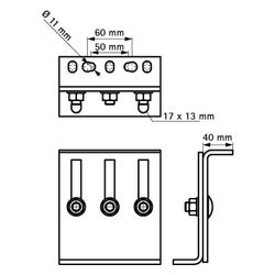 Walraven Fixpunktkonsolensatz FPC medium, M12 BUP stufenlos verstellbar, Stahl... WALRAVEN-6698206 8712993154821 (Abb. 1)