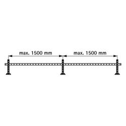 Walraven Yeti Kabelrinnen-Set 130, mit 6x Montagefuß und Matten, für Schienen 41x21m... WALRAVEN-67685534 8719942033084 (Abb. 1)