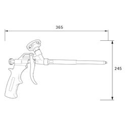 Walraven Tangit Schaumpistole G300, für Tangit Schaum... WALRAVEN-HE-JG300 8712993871766 (Abb. 1)