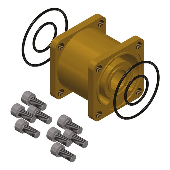 Biocat Einbau-Set zum senkrechten Einbau für KS 3000 und KS 4000