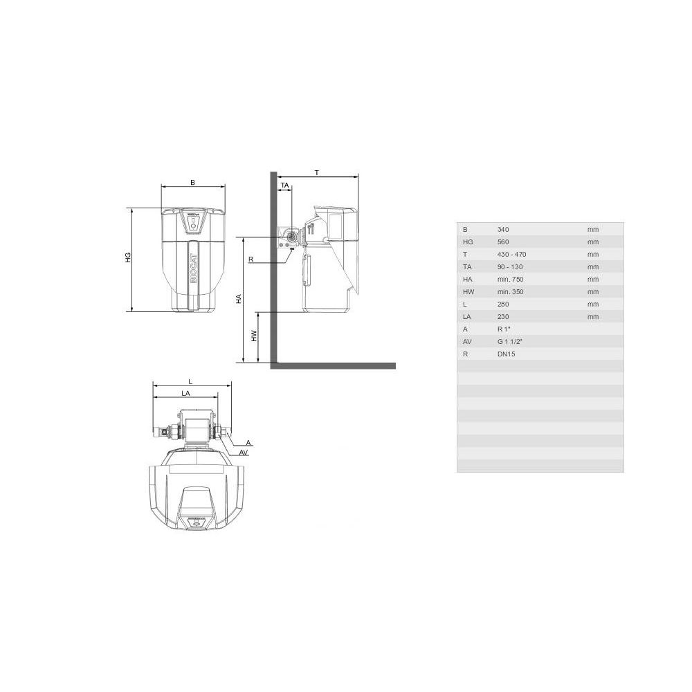 Biocat KS 3000-C Entkalkungsanlage, bis zu 1 Wohneinheit, max. 3-4 Personen, max. ... WATERCRYST-12000276 4260237110644 (Abb. 2)