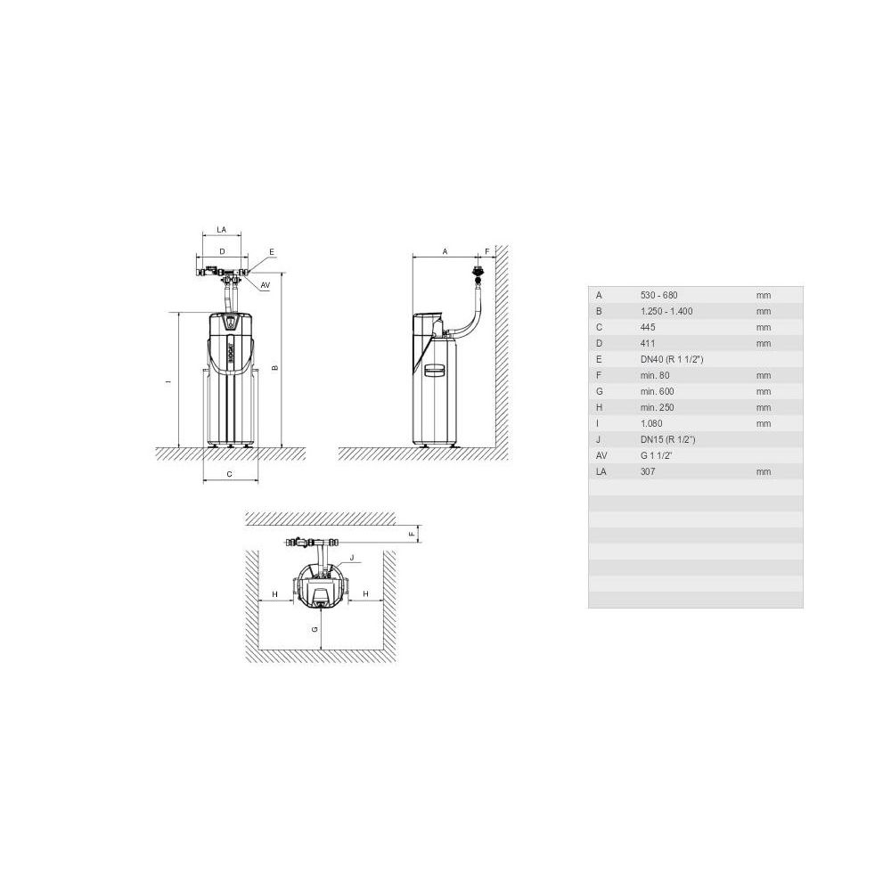 Biocat KS 7500-C Entkalkungsanlage, bis zu 23 Wohneinheiten, max. 51 Personen, max... WATERCRYST-12000369 4260237111085 (Abb. 2)