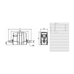 Biocat Leckageschutzgerät zum Einbau in die Trinkwasserleitung von Ein-und Zweifam... WATERCRYST-12000323 4260237110835 (Abb. 1)