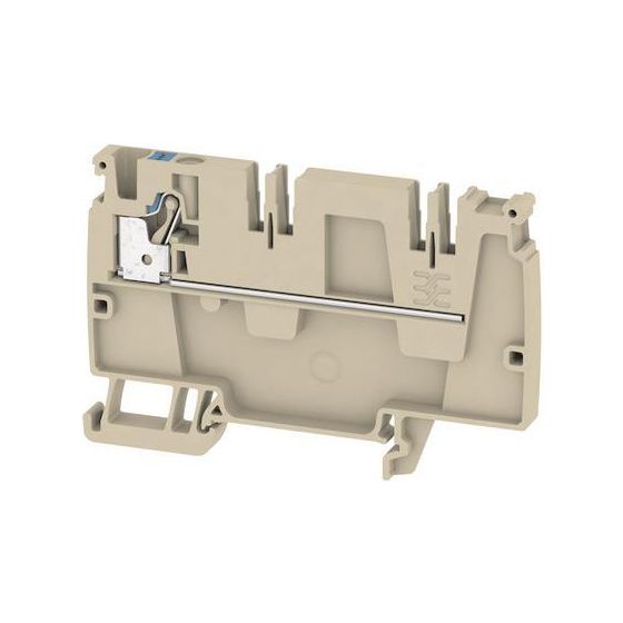Weidmüller Reihenklemme AAP21 4 LI BL, 32A 250V 0,14-4mm2, Thermoplast, Beige