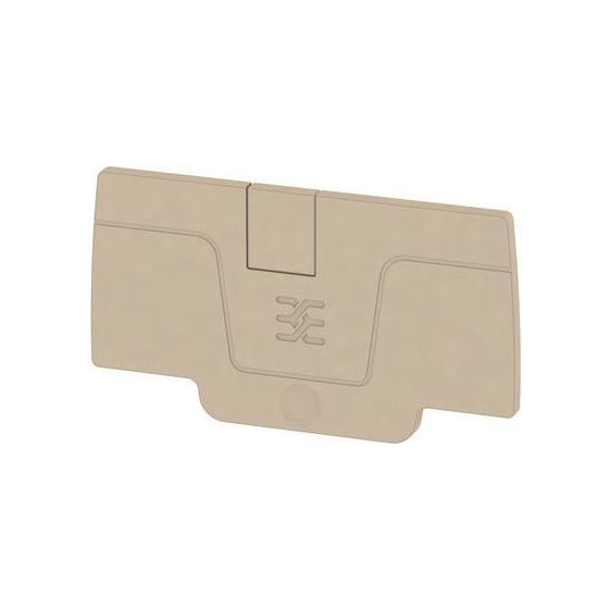 Weidmüller Abschlussplatte A-Reihe AEP 2C 4, 2,1mm, beige