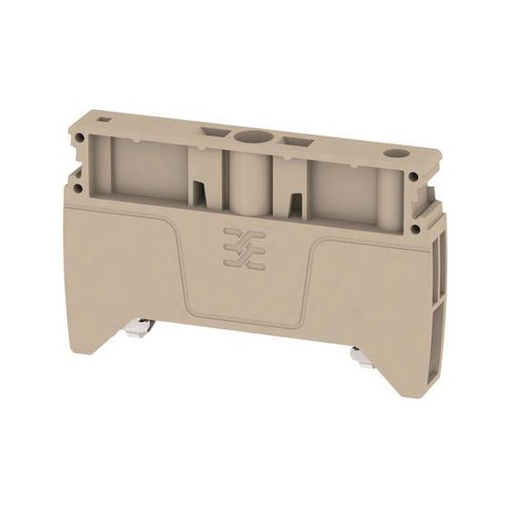 Weidmüller Endwinkel AEB 35 SC/1, 58x8x36mm, Kunststoff, beige