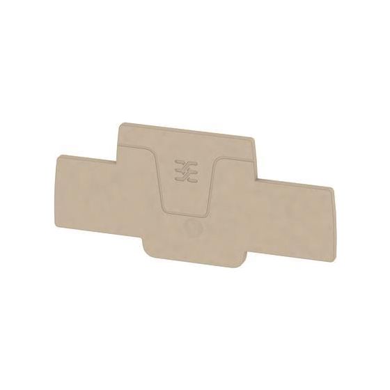 Weidmüller Abschlussplatte AEP 2T 1.5, 2mm, beige