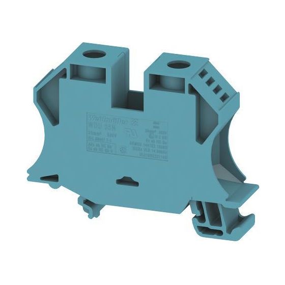 Weidmüller Durchgangsklemme WDU 35N, 16mm, Thermoplast, Blau