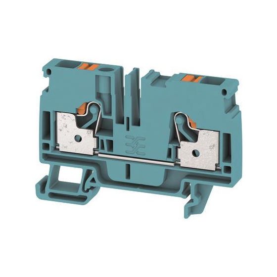 Weidmüller Durchgangsklemme A2C 6, 800V 41A, Thermoplast, Blau